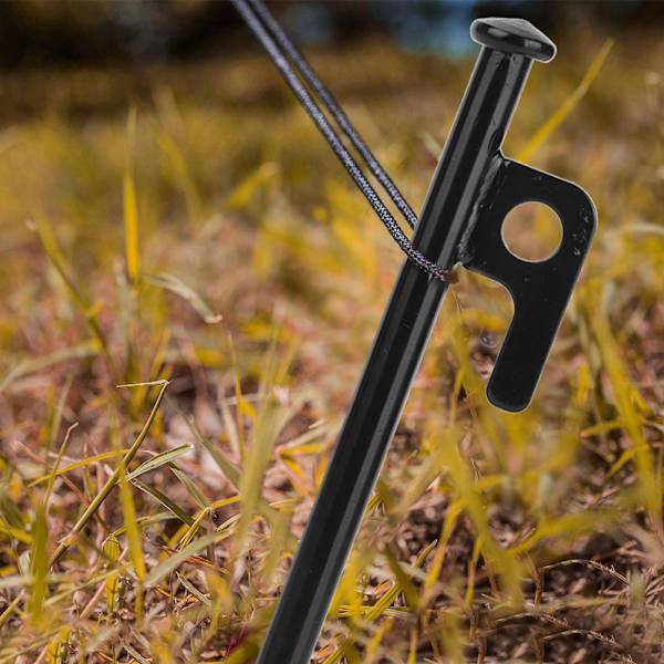4 st tältpinnar för utomhuscamping, strandtält, markspik (20 cm) 0.5