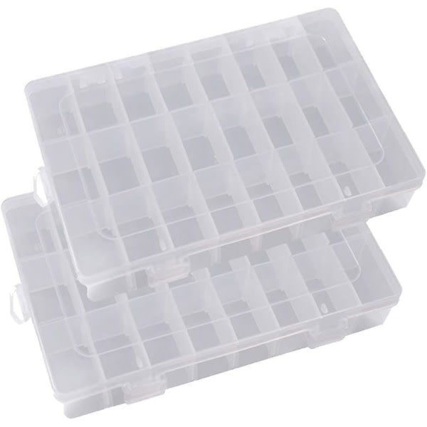 Plastlådor, verktygslåda med avtagbara lådor Förvaringsfack Matverktygslåda skal, organizer för naglar, strass, pärlor, hantverk