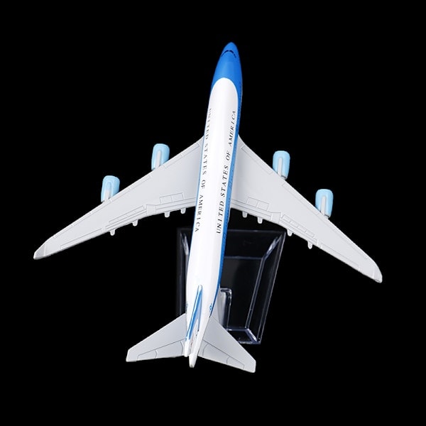 16 CM USA Air Force One Flygplansmodell Boeing 747 Diecast Modell