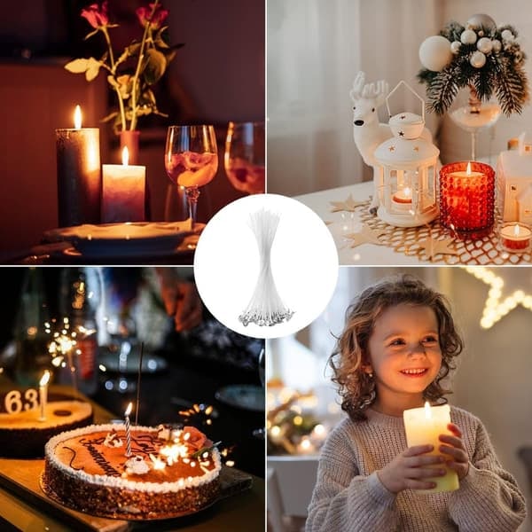 Lankavempeleet ja vempaimen pidikkeet DIY-kynttilöille - 150 lankavempainta—pa