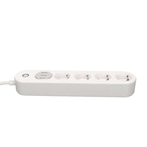Smart WiFi Power Strip 4 AC-kontakter 3 USB-porter Strøm Socket Strip for Home EU Plugg 100?240V