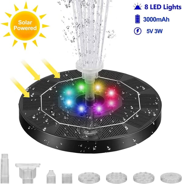 Solcellefontene Solcellefontene Vannfontene LED / Vannpumpe -