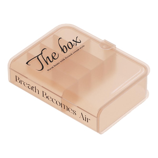 Desktop Organizer Box Data Kabel Oppbevaringsveske Plast Bok Design Hjem Dekorasjon for Line Earbud Gjennomskinnelig Rosa
