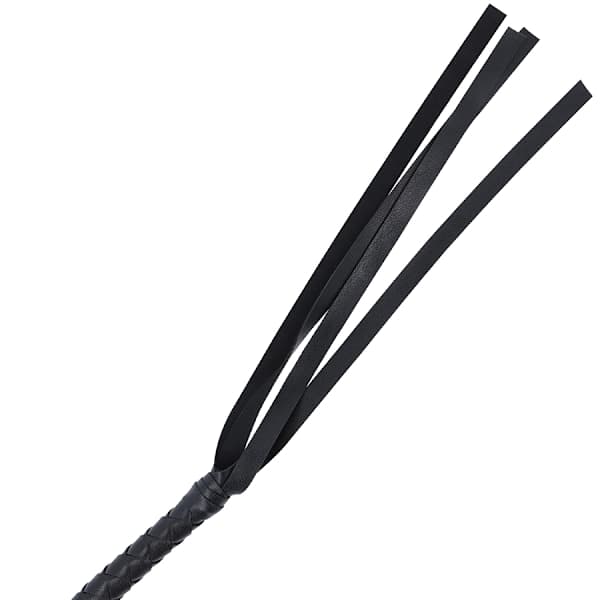Darkness - Svart Bondagepiska 210 cm