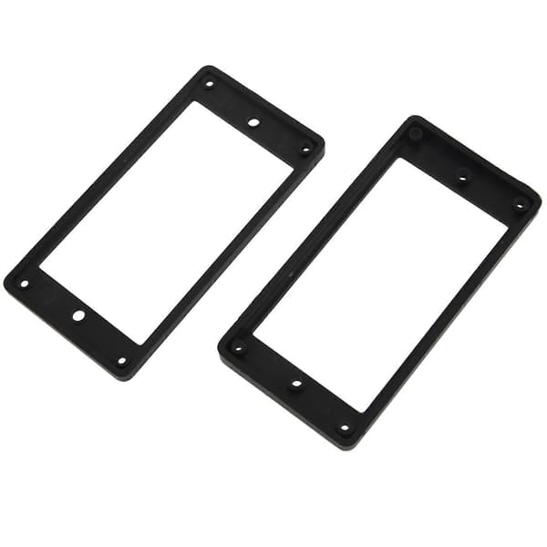 4 stk. Flat Humbucker Pickup Monteringsring Ramme ABS for Elektrisk Gitar.pa