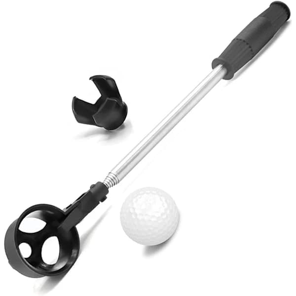 Teleskopisk golfballhenter i rustfritt stål