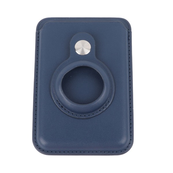 Magnetkort plånbokshållare för Magsafe Tracker Case för IOS Locator 2 i 1 Case för Iphone Blue