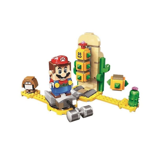 Super Mario-block, nya äventyr, modellblock, barnleksaker-b