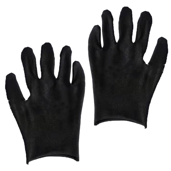 12 par bomullshandskar polyester bomull förtjockad svettabsorberande smycken handskar för ridning Factory svart