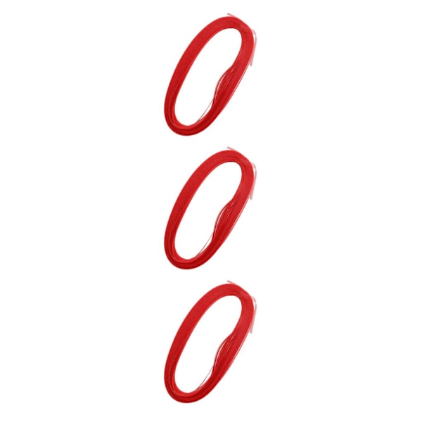 1/2/3/5 Crinoline Hästhårsfläta DIY-hantverk för Hattar Röd Red 3Set