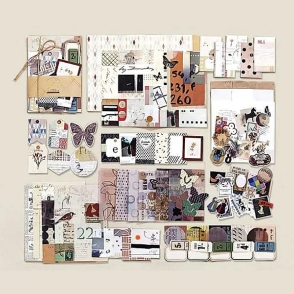 Scrapbooking-tarrat Zone 88 kpl Bullet Journal -tarrat