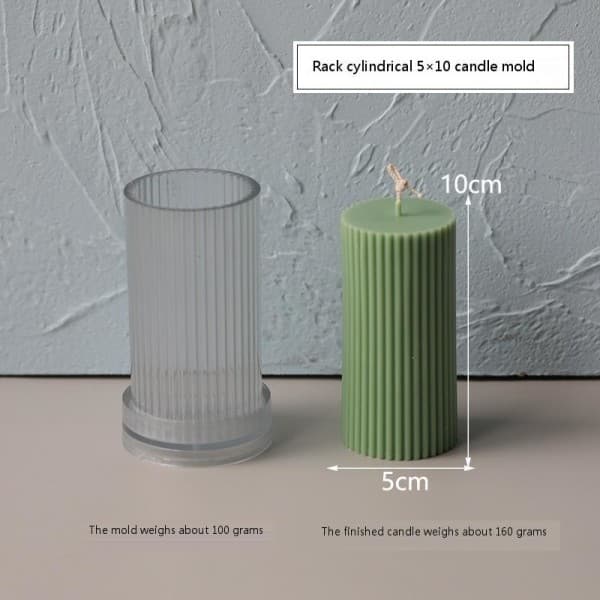 Lysformer Lys Stearinlys DIY Støbningsforme i Silikonform