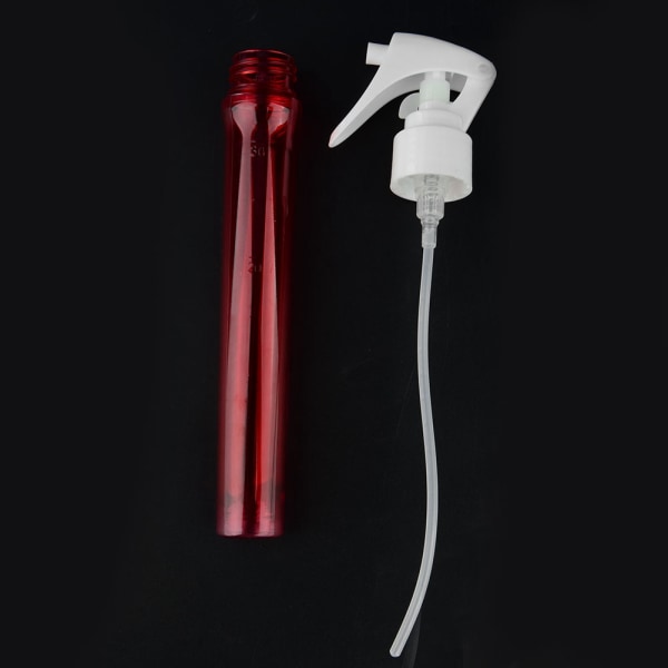 Rörformad påfyllningsbar frisörsprayflaska Barber Tom Mini vattensprayflaska Röd