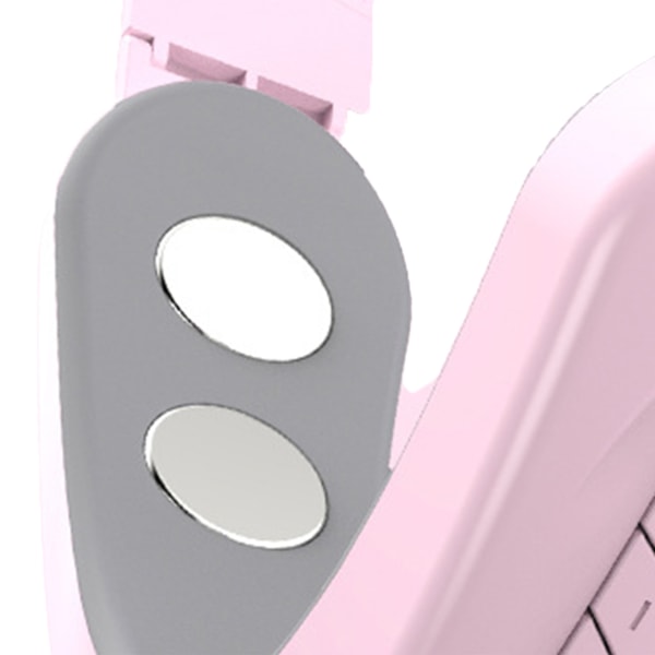 Elektrisk V Face Shaping Belte 12 Gears Micro Current Massasje Dobbel Hakeløftemaskin for kvinner Ansikt Beauty Rosa