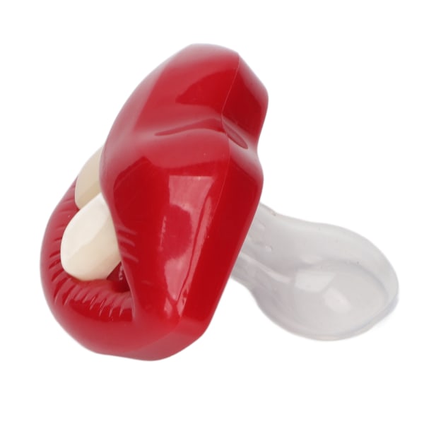 Rolig napp Härlig röd läppform Säker miljövänlig munstöd i silikon för baby .