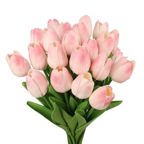 12 kpl Mini Tulppaani Simulointikukat - Kirsikankukka Pinkki