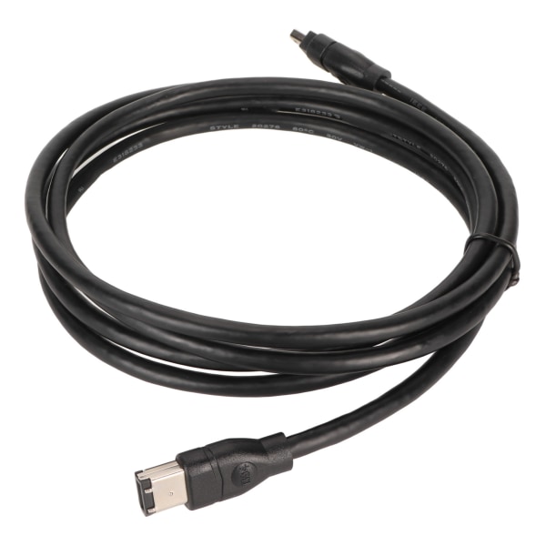 Firewire DV-kabel 6-pinners til 4-pinners Plug and Play IEEE1394 Firewire-kabel for JVC videokameraer 5,9 fot