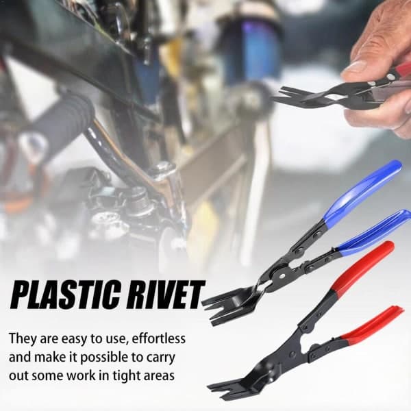 Plastnitsnäpptång, snäppfästeverktyg, öglainställning Pl