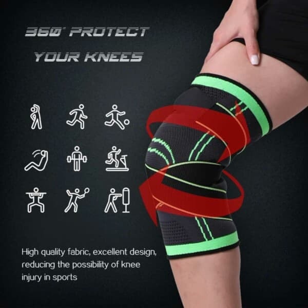 Knee Brace with Compression – Adjustable Knee Support—pa
