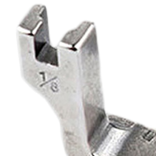 Buet Falderfod til Symaskine Flad Bil Buet Faldfod Scroll Type Falderfod Syværktøj 1/8 0.3CM