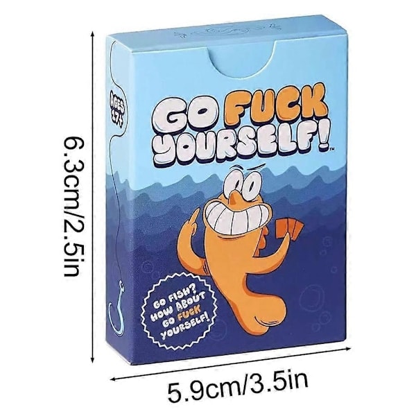 Roligt Go Fish-kortspel, lätt att lära sig, snabbt spel för möhippor