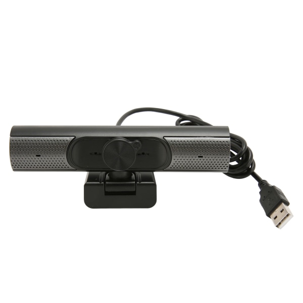 USB Webcam 2K 30fps Autofokus HiFi-høyttaler Støyreduksjon Mic Plug and Play PC-kamera for stasjonær bærbar PC Videochat