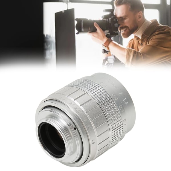 50 mm F1.4 manuel fokus prime linse HD 2/3 tommer FA linse manuel fokus kamera linse til industrielt videomikroskop kamera