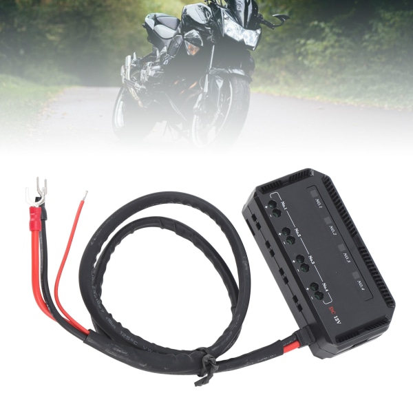 12V motorcykel sikringsblok Universal 20A sikrings- og relæbokssæt med LED-indikatorlys til bil