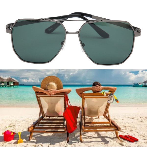 Eldre Fasjonable solbriller menn kvinner bærbare UV-beskyttelse polariserte solbriller