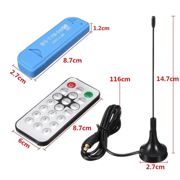 USB 2.0 Digitaalinen DVB-T TV-vastaanotin