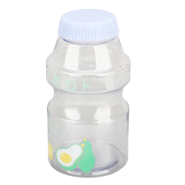 Vannflaske tegneserie Innovativ BPA-fri gjenbrukbar gjennomsiktig juiceflaske for utendørssportsreiser 16 oz/480 ml