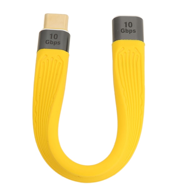 Typ C hane till hona kabel Effektiv överföring 100W 5A 10Gbp 13,5cm Längd FPC Flexibel datakabel för resekontor
