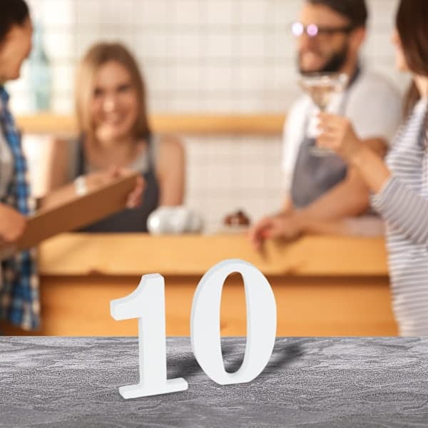 Pöytänumerot häihin 1-14