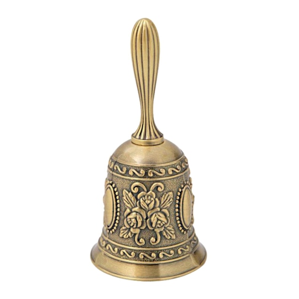 1/2/3 Käsikellon Soittokello Pöytä Laskuri Vastaanotto Ravintola Antikki Kulta 5.5x5.5x11.3CM Antique Golden 5.5x5.5x11.3CM 2Set