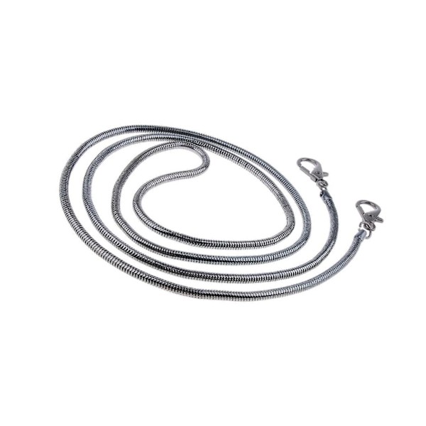 1/2 120 cm Kvinnor Retro Metallkedja Handväska Handväska Handväska Rem DIY Väska 1Set