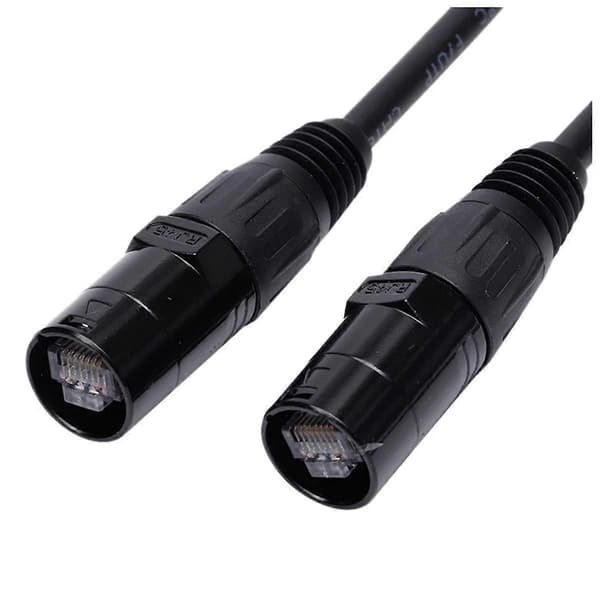 CAT6 Ethercon Kabel EtherCON-Kompatibel RJ45-kontakt for Studiooppsett, Turné, Scene Produksjon.pa
