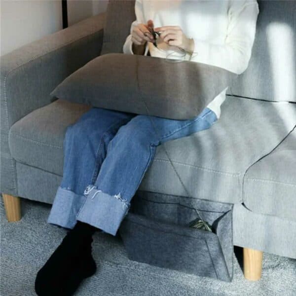 Oppbevaringsorganisator for seng og sofa Grå—pa