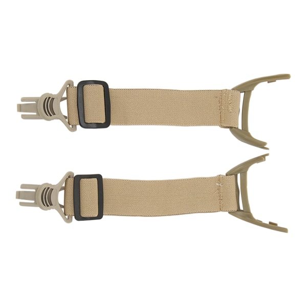 2 stk Jaktbrillestropp Strekkbar Komfortabel jaktbrillerelastisk bånd for rask skinne-sandfarge