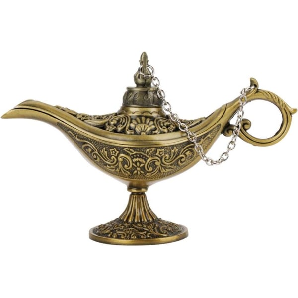 Metallsnidad Aladdin-lampa Magic Vintage Home Tea O
