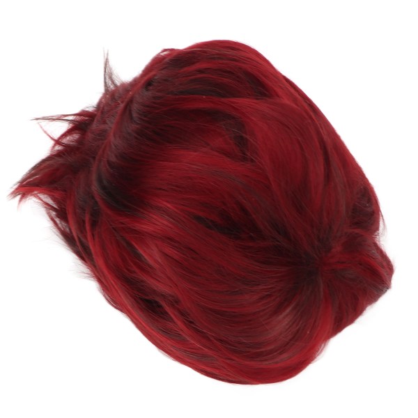 Muoti lyhyt peruukki Pörröinen Paksu Pehmeä Säädettävä Synteettinen Naisten Lyhytkiharat hiukset Cosplay Redille