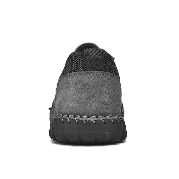 Herrar Mode Sneakers Löparskor Halkfria Casual Skor K8903 Grå 41