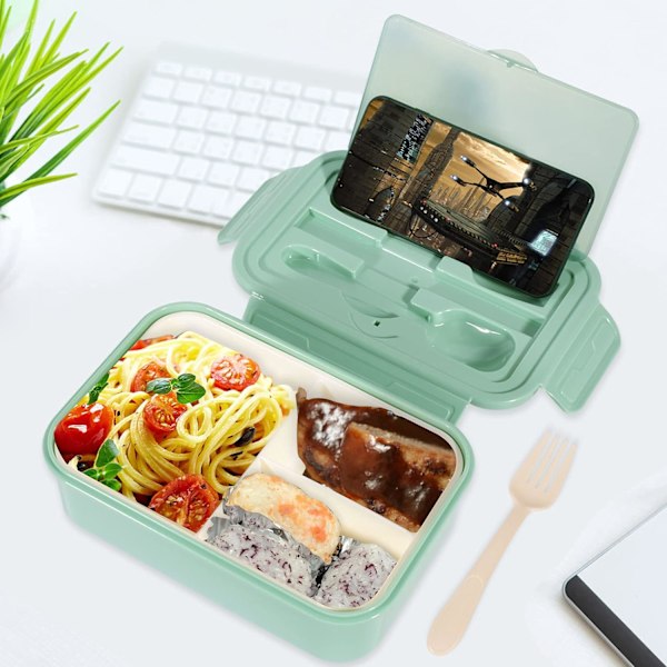 Lunchlåda, 1400 ml Bento Lunchlåda för Vuxna och Barn, Lunch