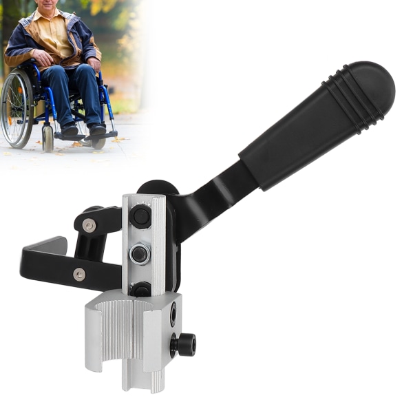 Pyörätuolin jarrun ammattikäyttöön tarkoitettu kannettava alumiiniseos pyörätuolin käsijarrun vaihtotarvike vasen