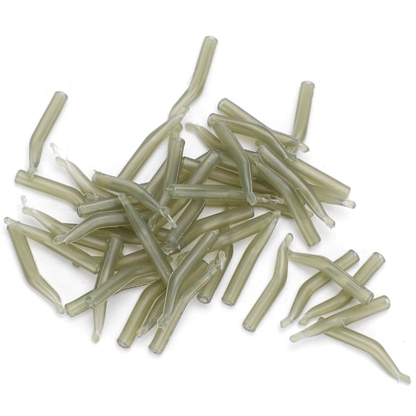100 kpl 20mm PE Anti Tangles Line Aim Hook Sleeve Vaaleanvihreä Karpin Kalastustarvikkeet Varusteet