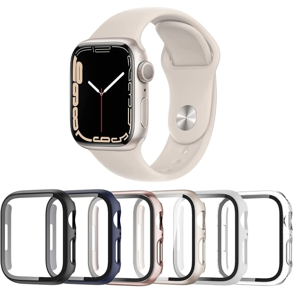 6-pack case Apple Watch Series Se/6/5/4 40Mm skärmskydd 6-Pack 6 40mm