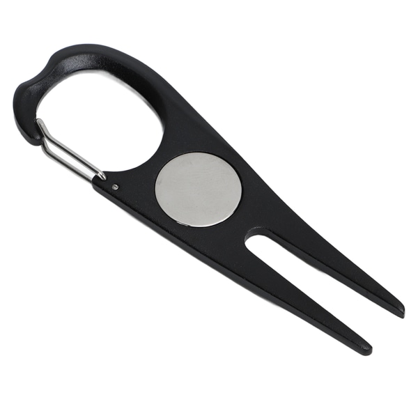 Golf Divot Tool alumiiniseos Golf Green Fork Magneettinen Golf Fork Nurmikon korjaustyökalut