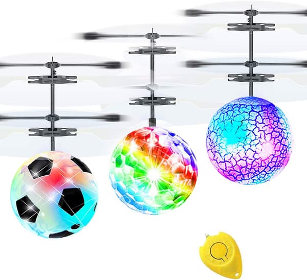 3-pack Flygande boll Barnleksaker RC Flygande leksaker Handkontroll Komplett