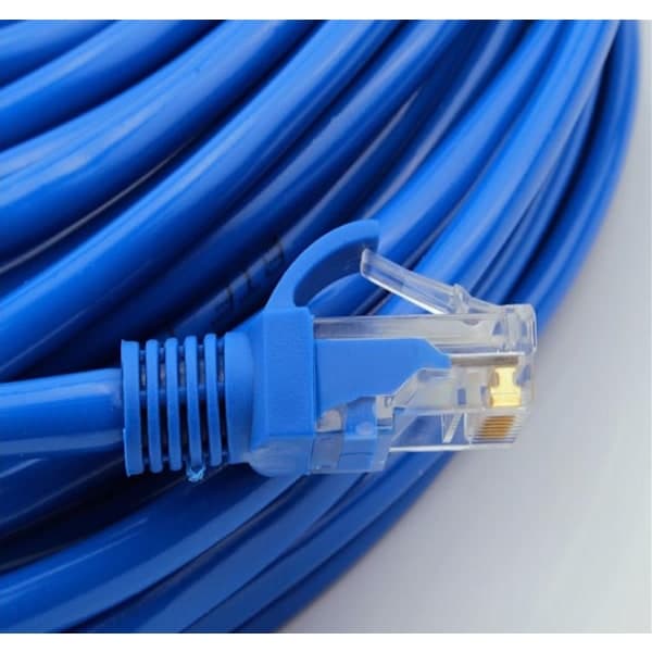 400 cm Cat5e 1000 Mbps Ethernet / Nätverkskabel - Blå