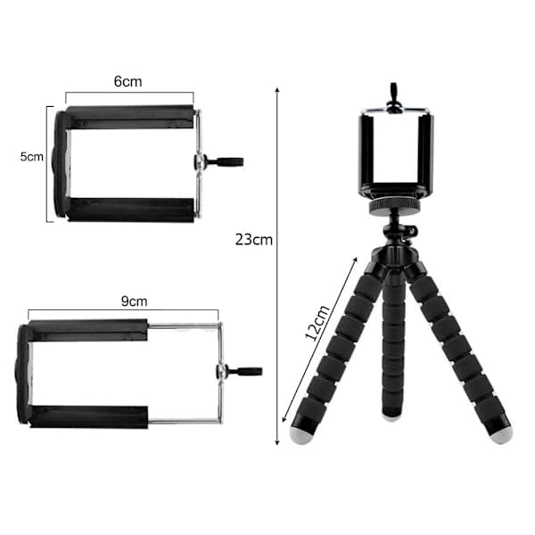 Tripod / Mobilholder - Fleksibelt stativ til mobil