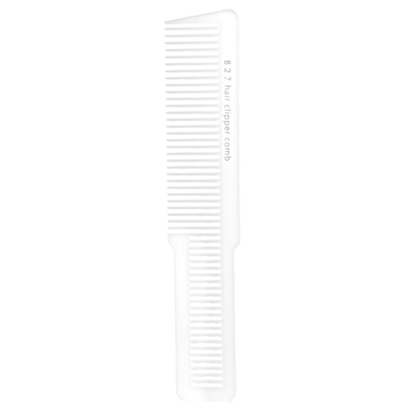 Ammattimainen Salon Hair Clipper Cut Comb Parturi-kampaajakampa hiusten leikkaamiseen (valkoinen)